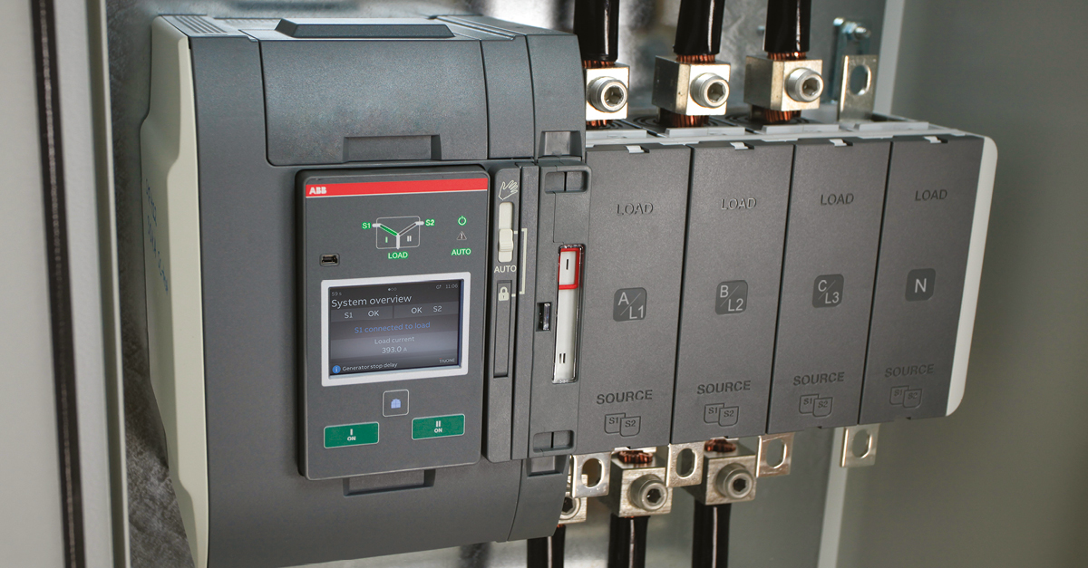 ABB TruONE™ Automatic Transfer Switch | Van Egmond Groep